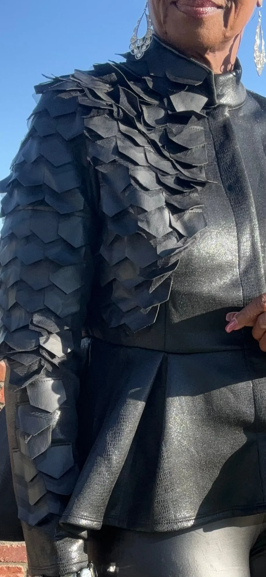 Always 2 sides faux leather jacket