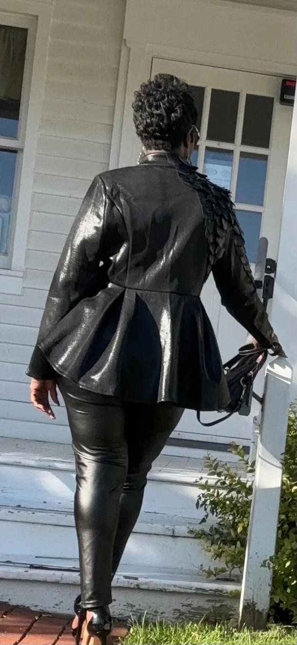 Always 2 sides faux leather jacket