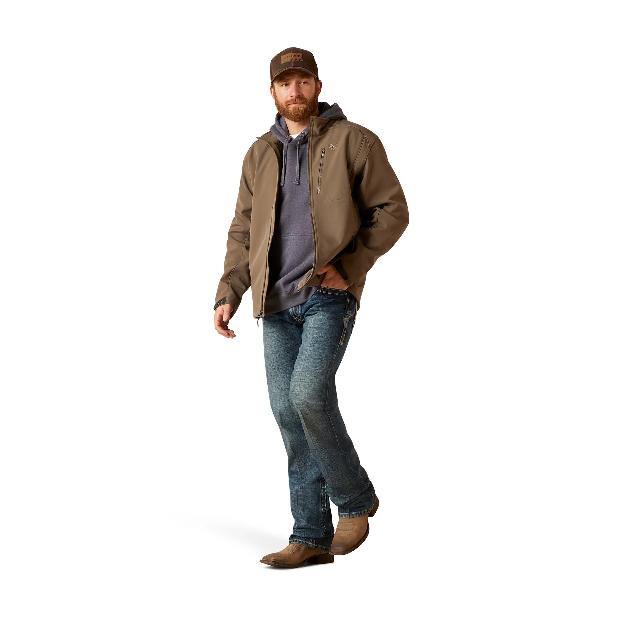 Ariat Men's Logo 2.0 Banyan Bark Softshell Jacket 10046728