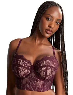 Carmen Bustier Corset - Mulberry