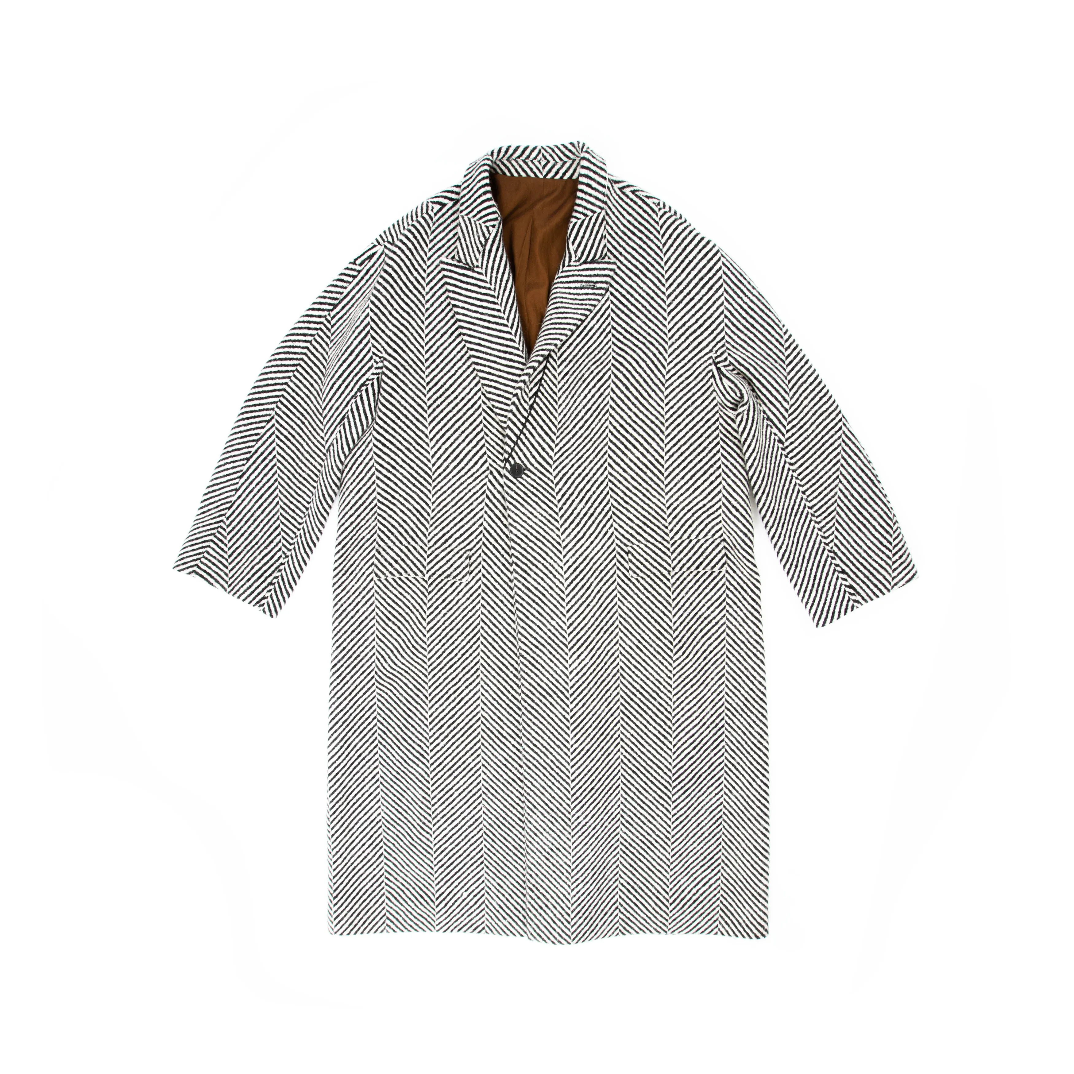 FW19 Ankle Length Bow Grey Coat