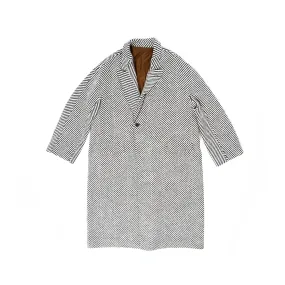 FW19 Ankle Length Bow Grey Coat
