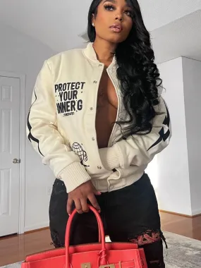 Inner Peace Bomber Jacket