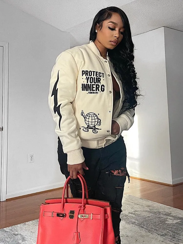 Inner Peace Bomber Jacket