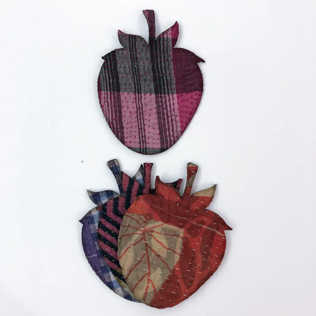 Iron-on Kantha Patches - Medium