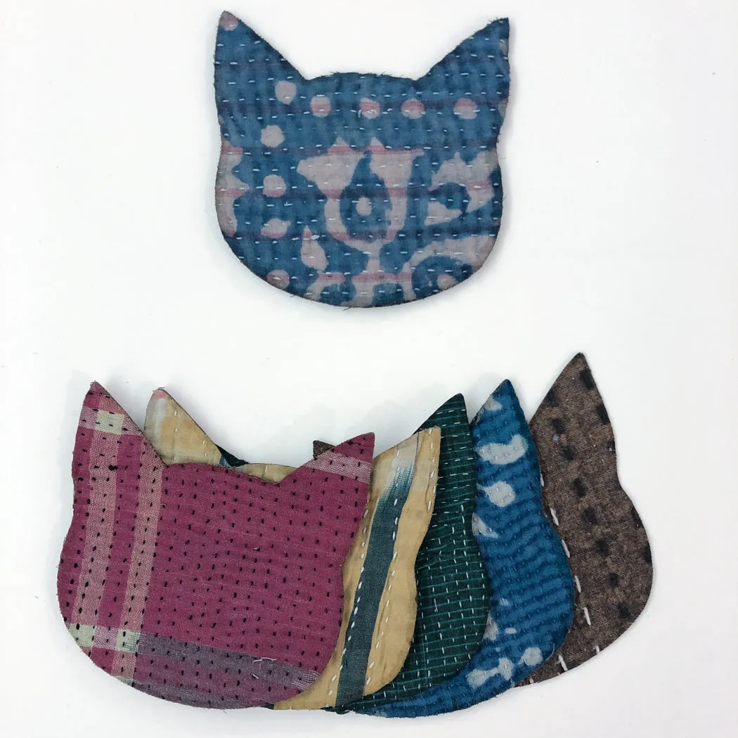 Iron-on Kantha Patches - Medium