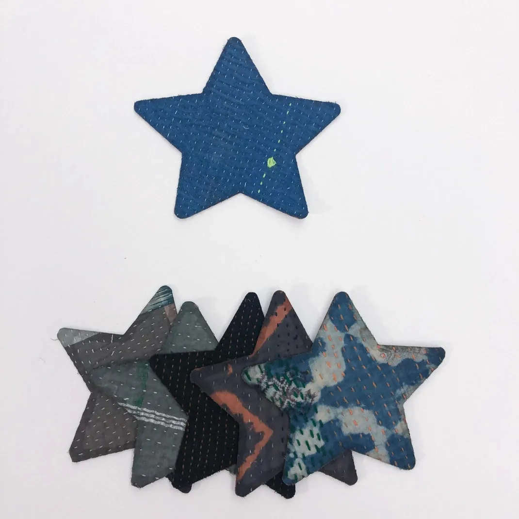 Iron-on Kantha Patches - Medium