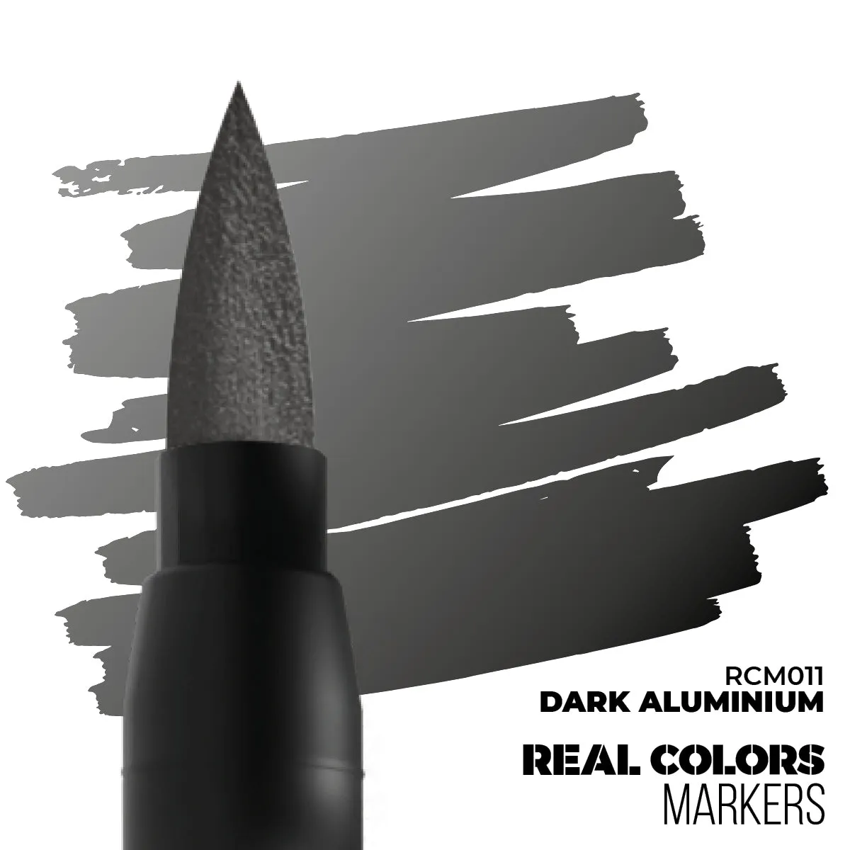 RCM011 Real Colors Markers - Dark Aluminium