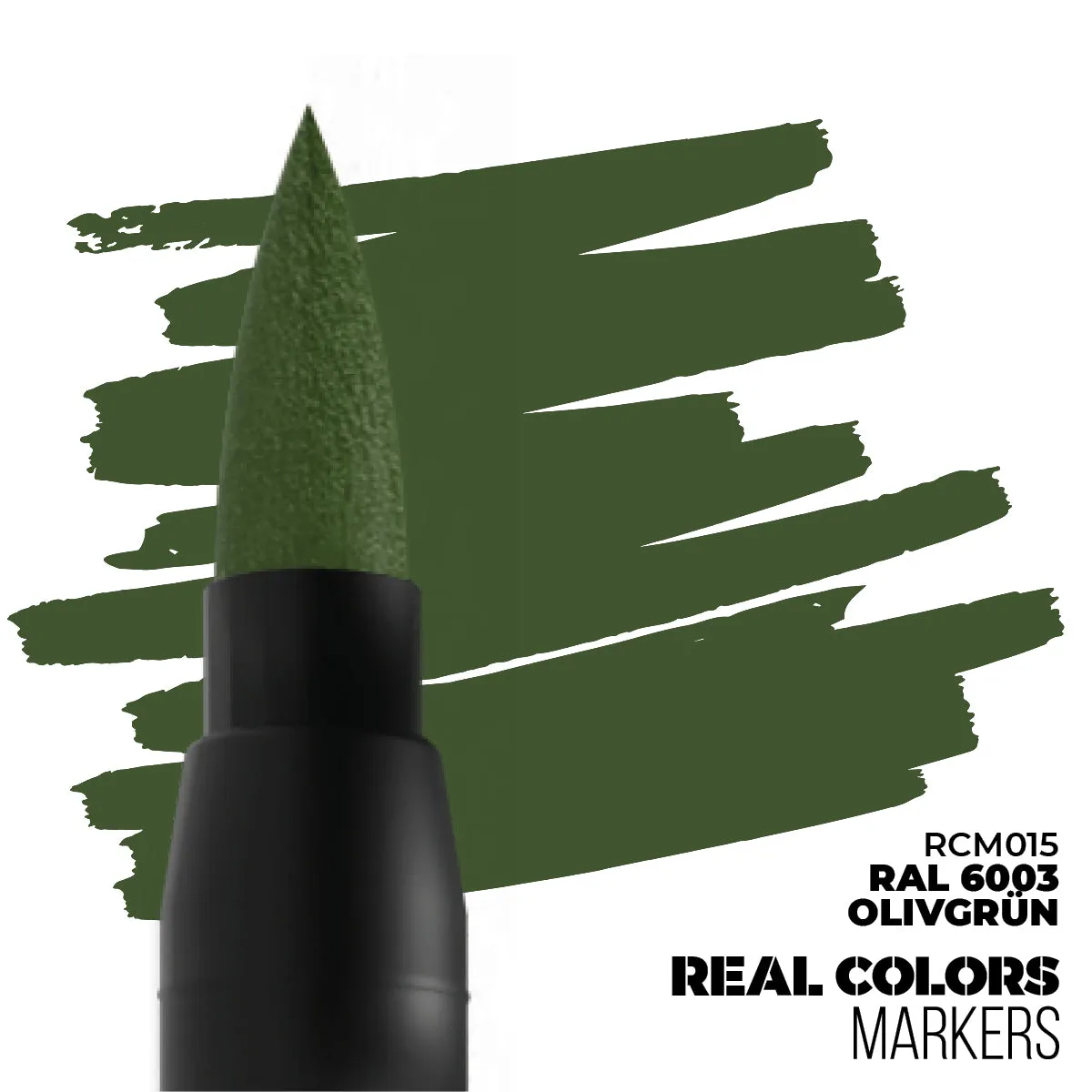 RCM015 Real Colors Markers - RAL 6003 Olivgrun