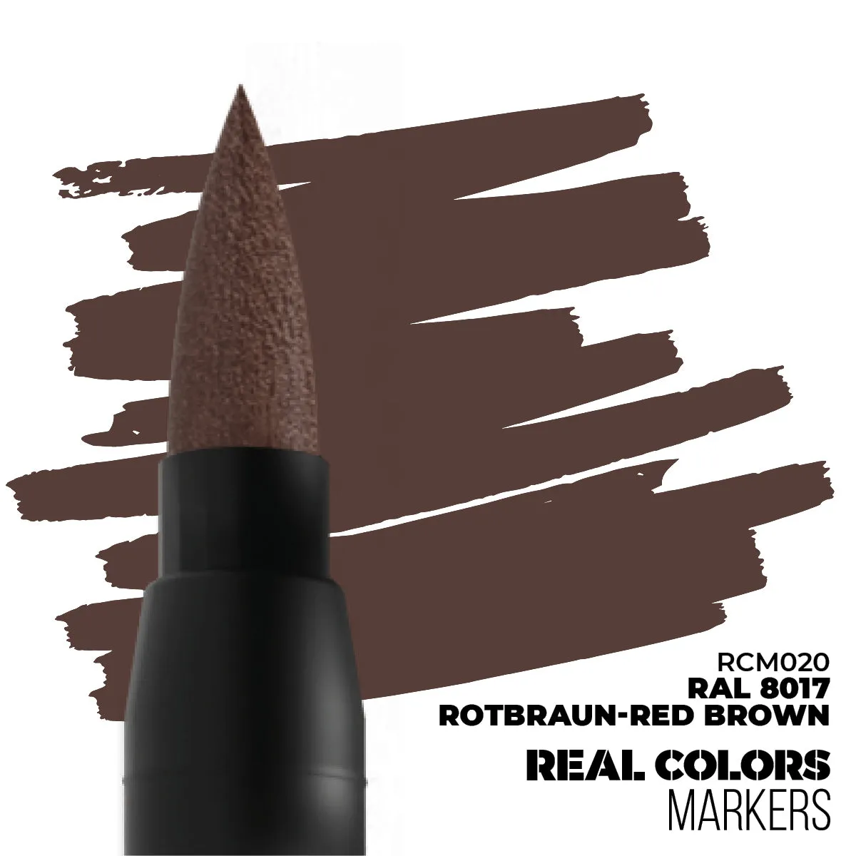 RCM020 Real Colors Markers - RAL 8017 Rotbraun-Red Brown