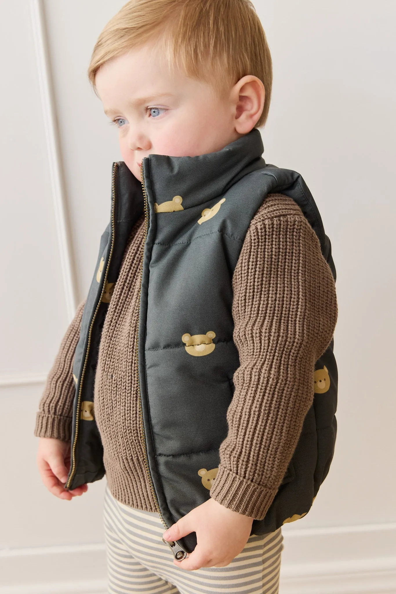 Rudi Puffer Vest - Bobbie Bears Shadow