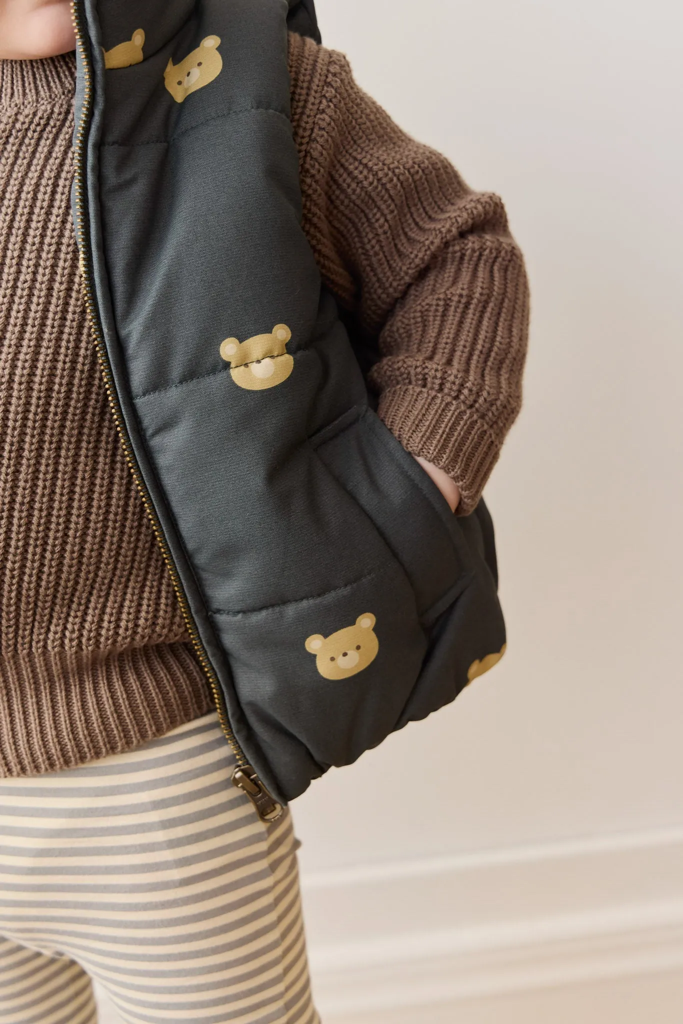 Rudi Puffer Vest - Bobbie Bears Shadow