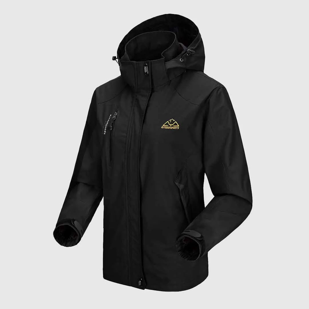 Women's Rain Windbreaker Jacket With Hood