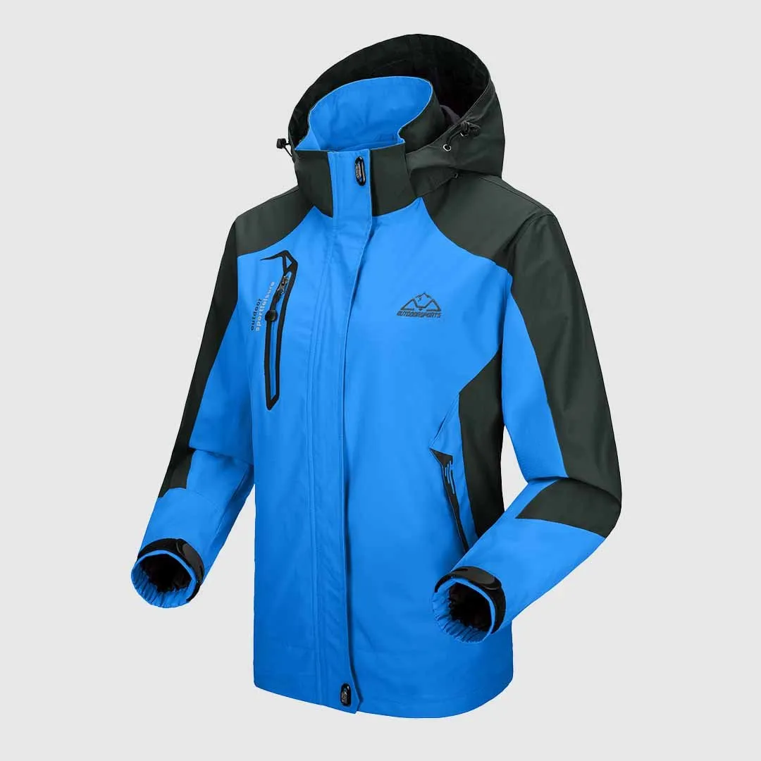 Women's Rain Windbreaker Jacket With Hood