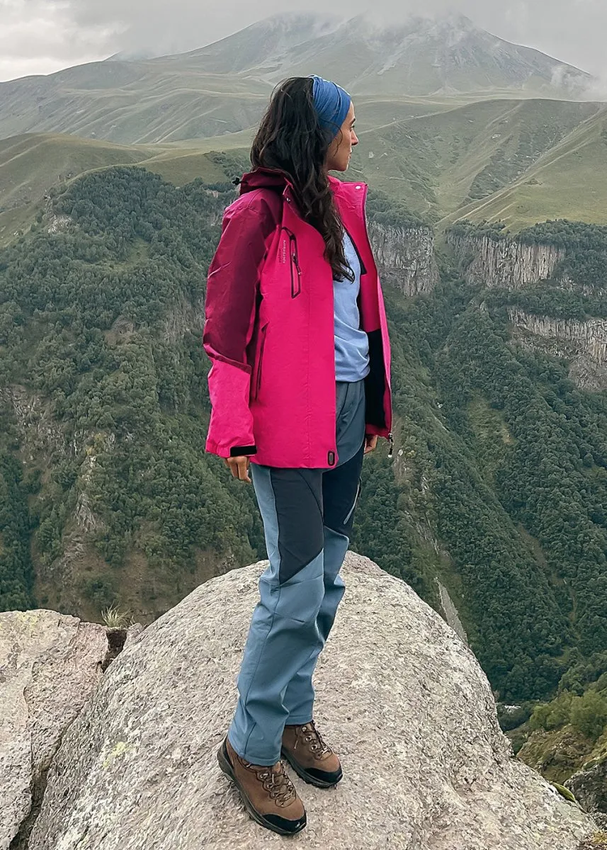 Women's Rain Windbreaker Jacket With Hood