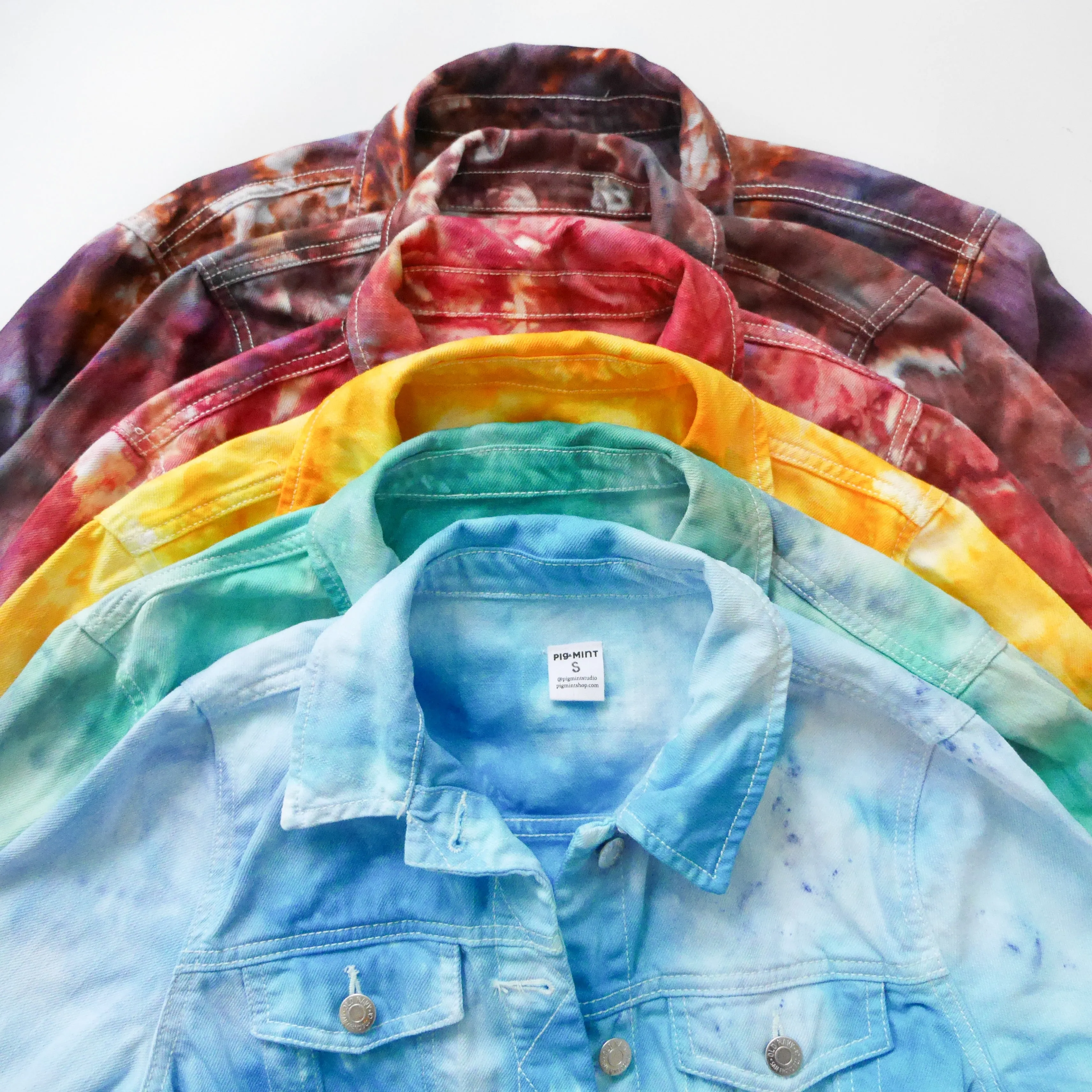 Women's Tie-Dye Classic Denim Jacket