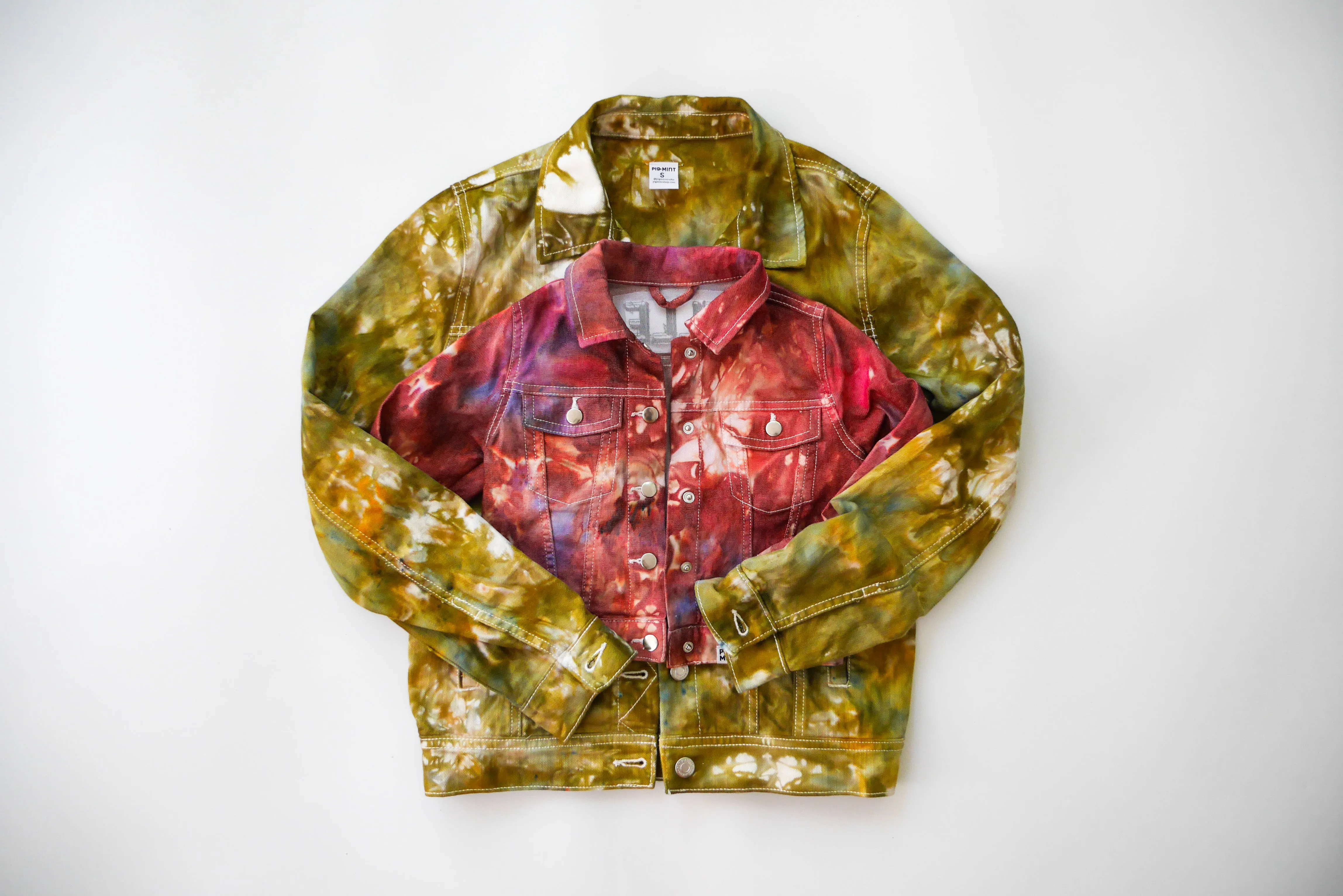 Women's Tie-Dye Classic Denim Jacket