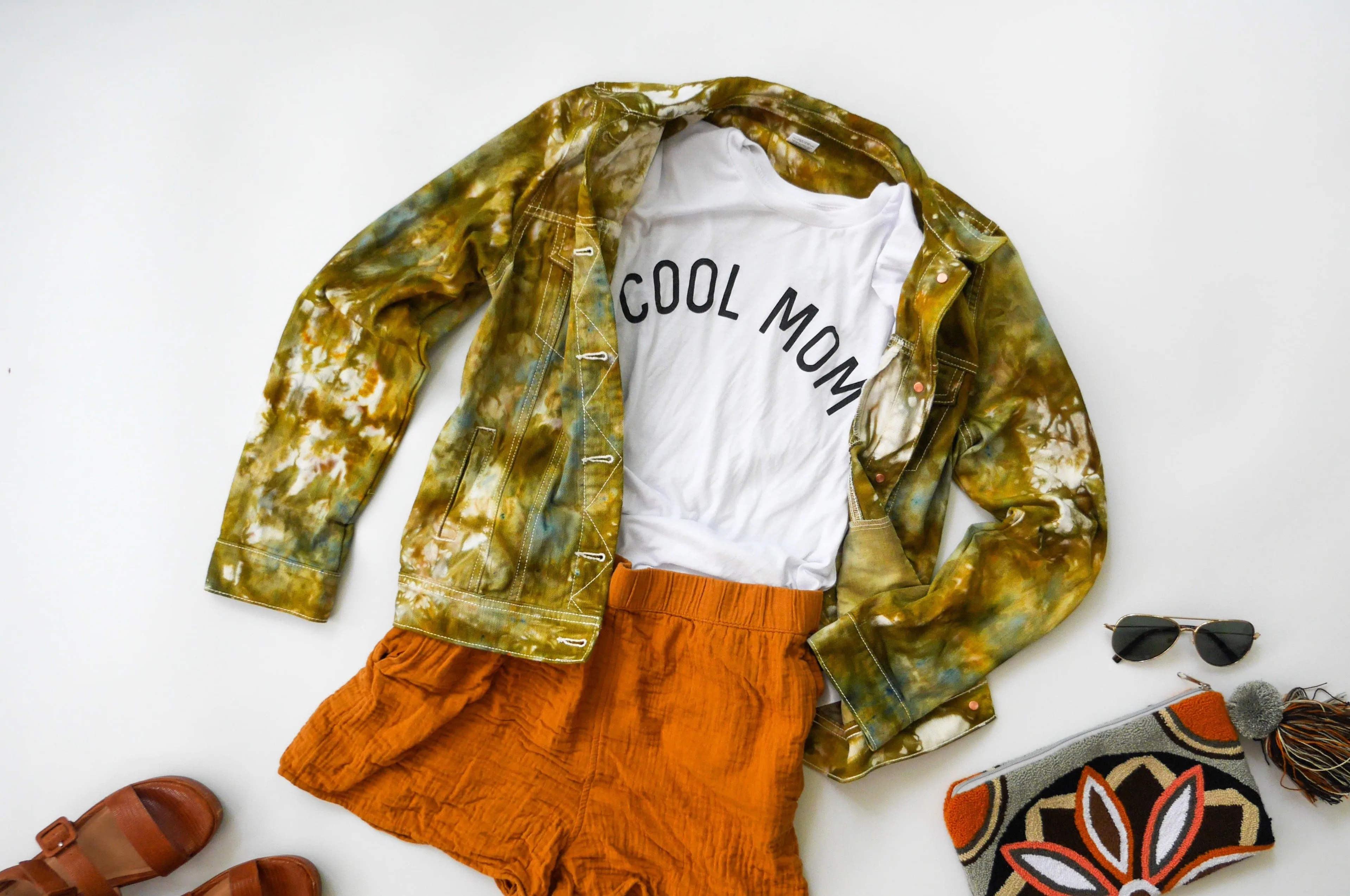 Women's Tie-Dye Classic Denim Jacket