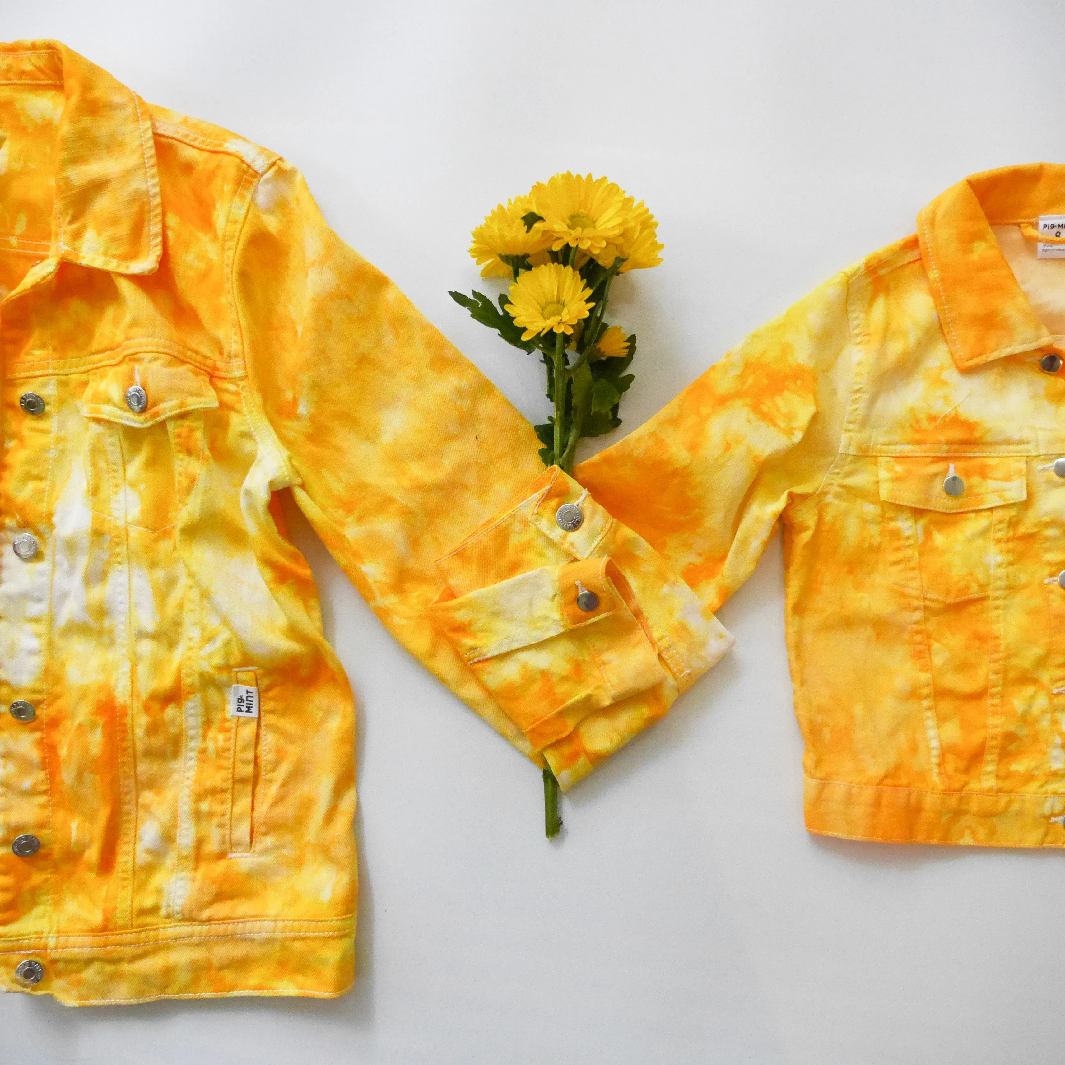 Women's Tie-Dye Classic Denim Jacket