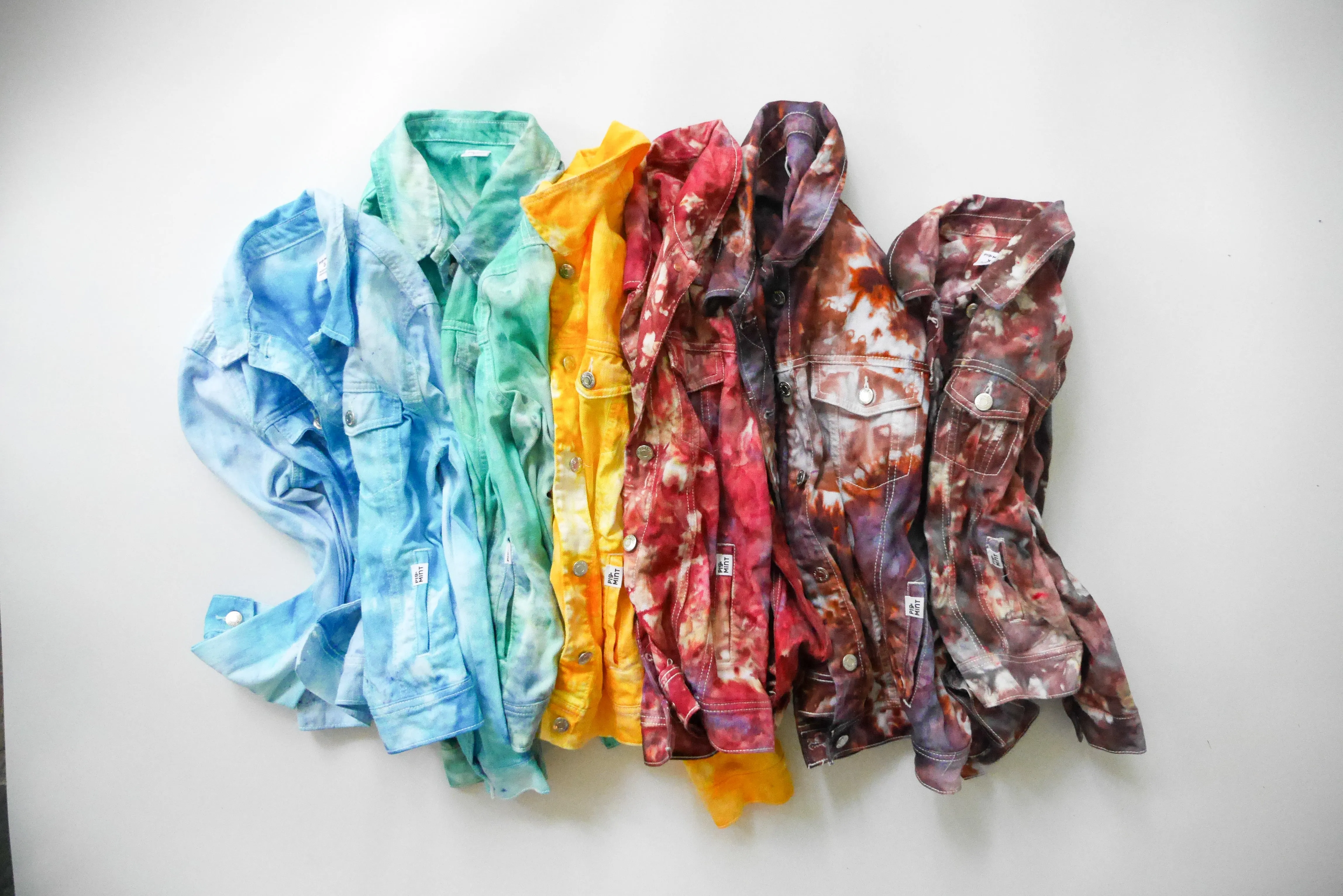 Women's Tie-Dye Classic Denim Jacket
