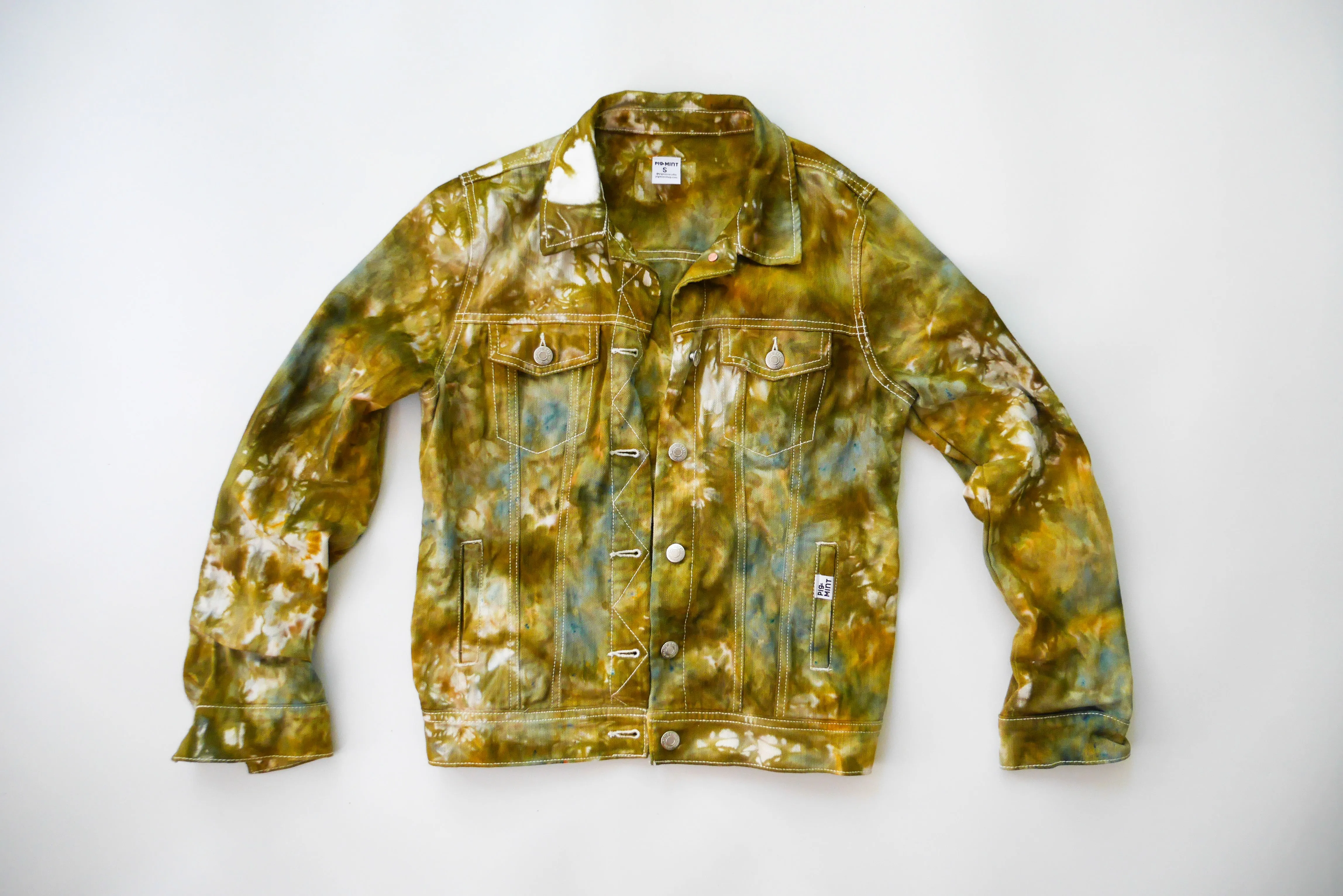 Women's Tie-Dye Classic Denim Jacket