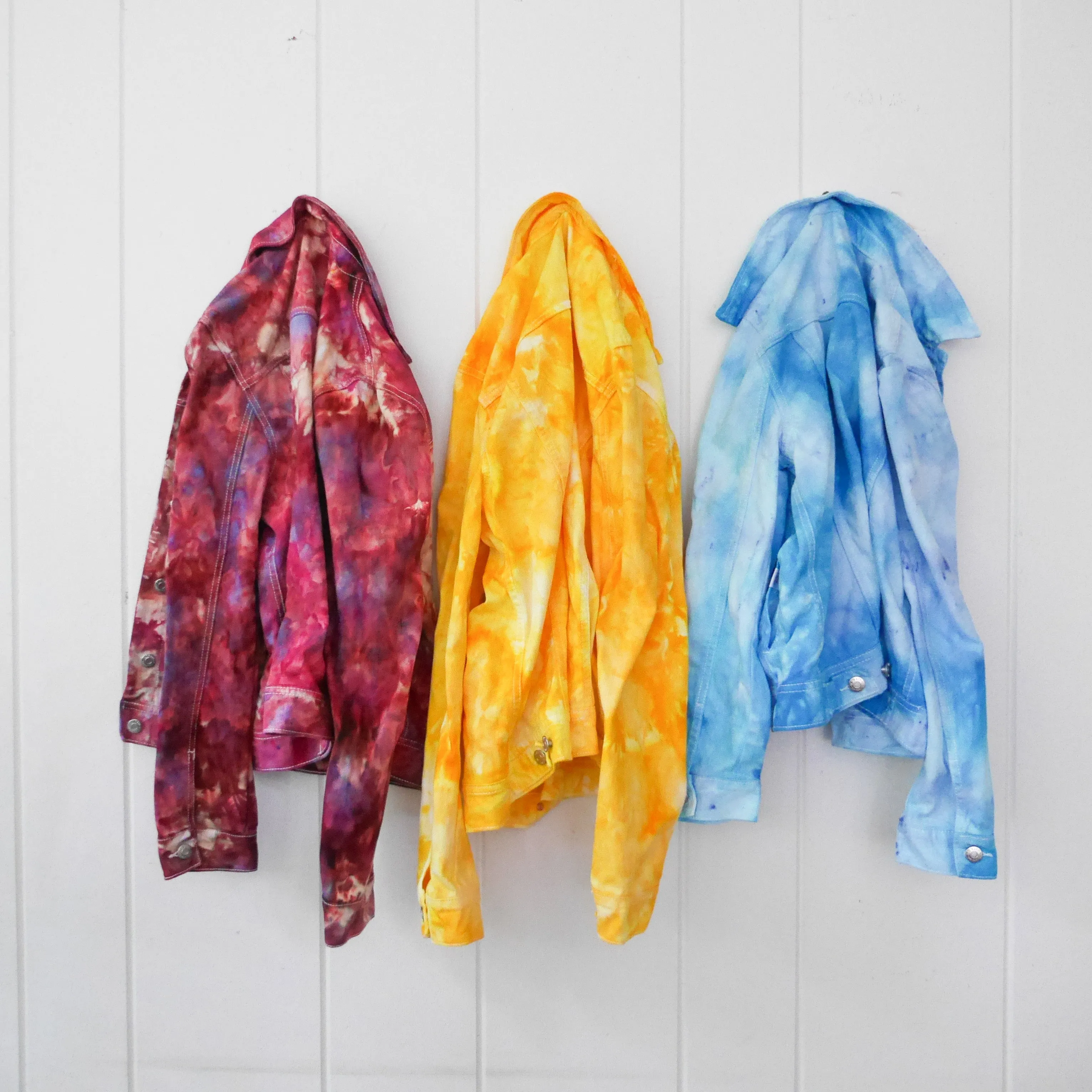 Women's Tie-Dye Classic Denim Jacket